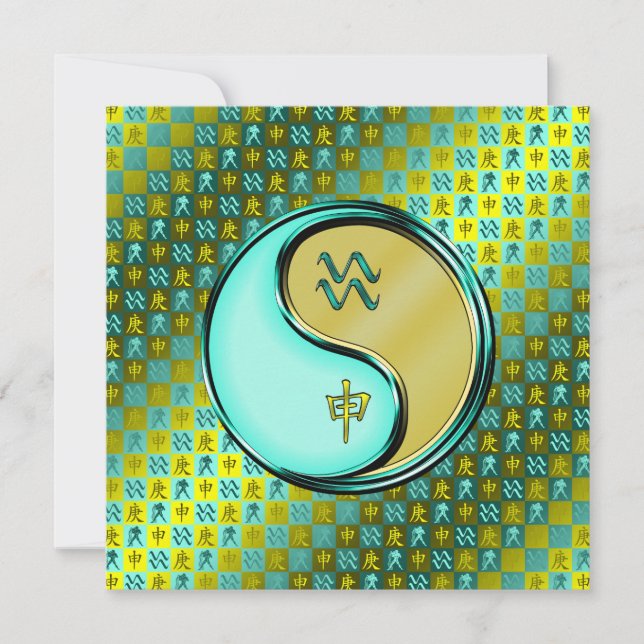 Tarjeta Álaro y mono Metalizado (Anverso)