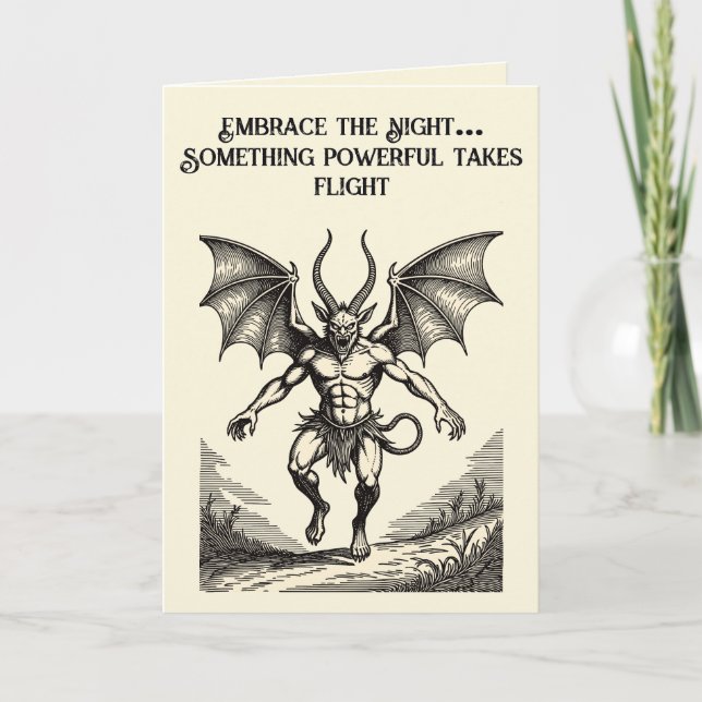 Tarjeta Alas Alas de Sombra El Poder Demoníaco (Anverso)