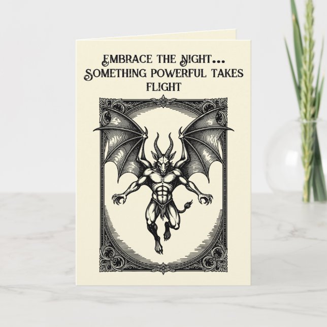 Tarjeta Alas Alas de Sombra El Poder Demoníaco (Anverso)