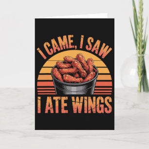 Tarjeta Alas de Pollo Fritas Picantes Cita - Vine Vi Comí