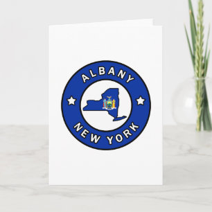 Tarjeta Albany Nueva York