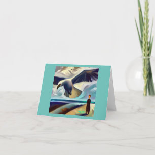 Tarjeta Albatros de animales espirituales 3