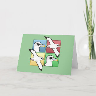 Tarjeta Albatros de cuatro colores