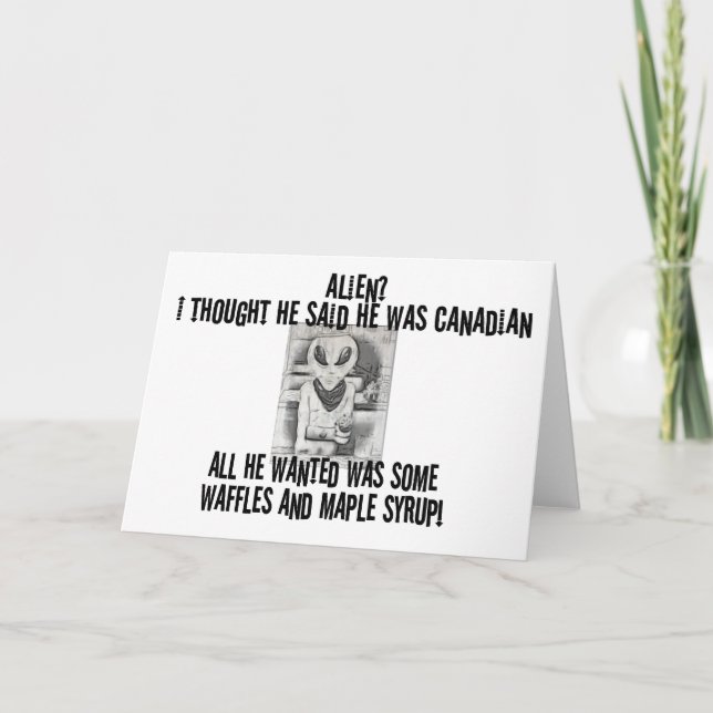 Tarjeta Albert Alien Tee (Anverso)
