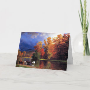 Tarjeta Albert Bierstadt - En el Saco