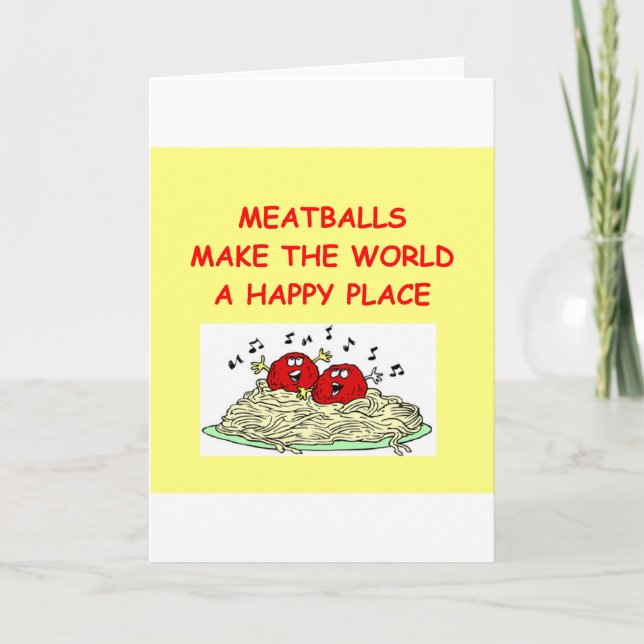 Tarjeta albóndigas (Anverso)