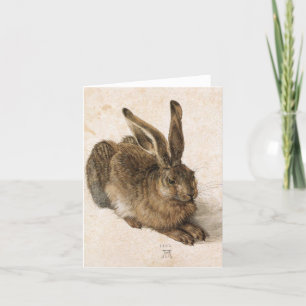 Tarjeta Albrecht Dürer - Junger Hase (Young Hare), 1502