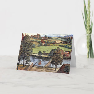 Tarjeta Albrecht Durer, La Trefileria en Peignitz,