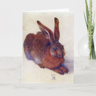 Tarjeta Albrecht Durer - liebre de campo