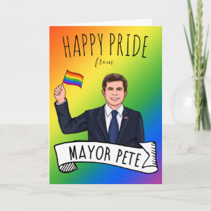 Tarjeta Alcalde Pete Orgullo