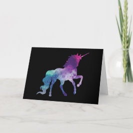 Tarjeta Alcance para el diseño galaxy de unicornio de estr