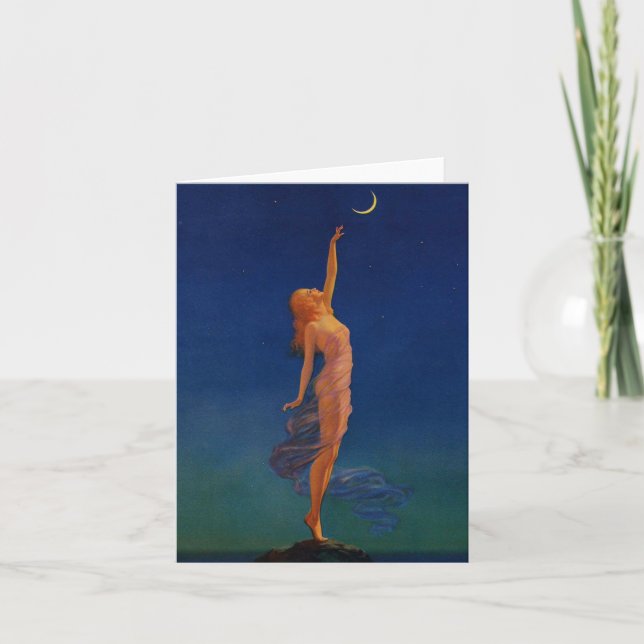 Tarjeta Alcanzando la Luna (Anverso)