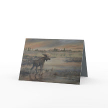 Alce majestuoso 5" x 7"