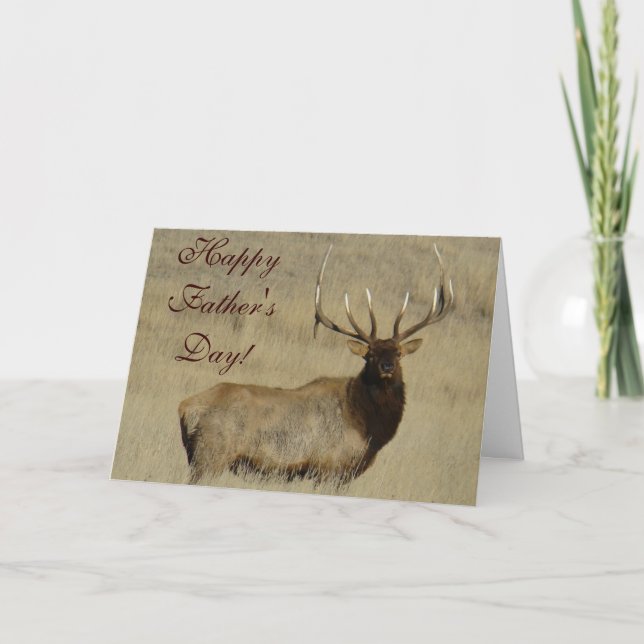 Tarjeta Alce toro grande E30 (Anverso)