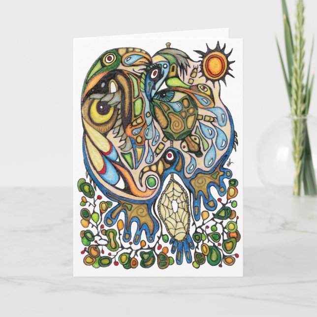 Tarjeta Alcohol del Shaman:  Sueño de Thunderbird (NORTE) (Anverso)