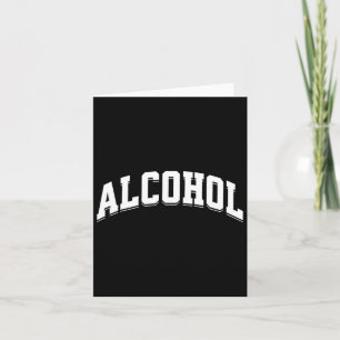Tarjeta Alcohol Divertido Bebida Estética Preppy Cerveza V