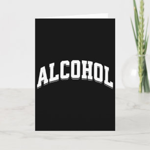 Tarjeta Alcohol Divertido Bebida Estética Preppy Cerveza V
