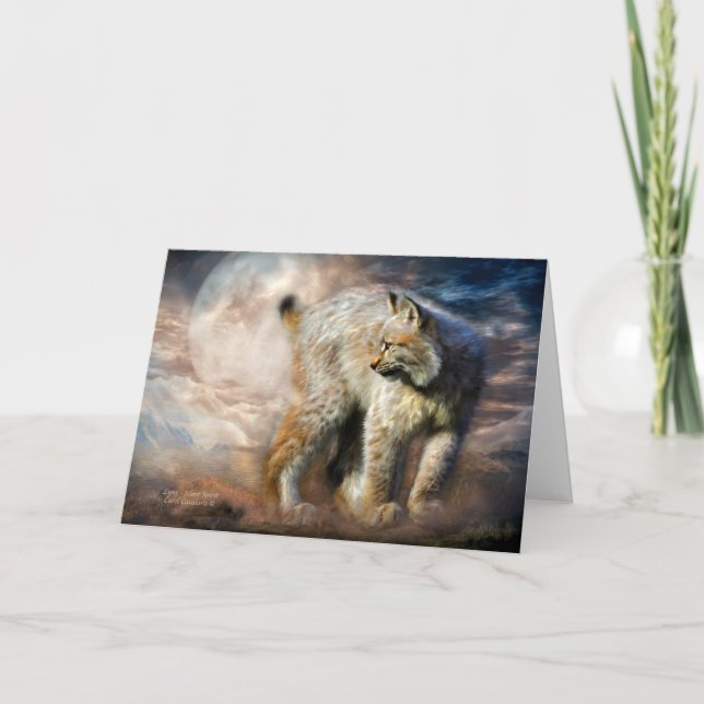 Tarjeta Alcohol Lince-Silencioso ArtCard (Anverso)