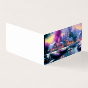 Tarjeta Aldea de los Navidades mágicos