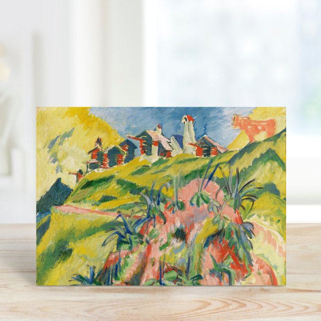 Tarjeta Aldea de montaña | Ernst Ludwig Kirchner (Subido por el creador)