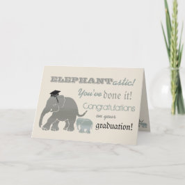 Tarjeta Aleación de Elefante de la Diversión de Vintage Ti