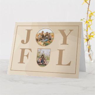 Tarjeta Alegre | Foto Minimalista moderna del Arco Beige D