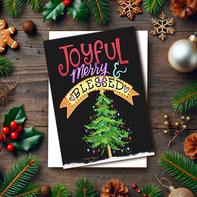 Tarjeta Alegre mora bendecida Navidades inespiritualidad m (Subido por el creador)