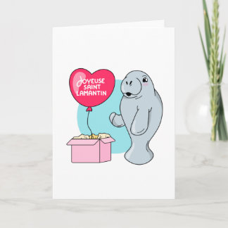 Tarjeta Alegre Santo Lamantin