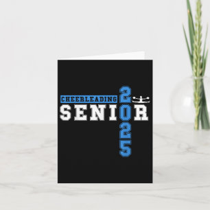 Tarjeta Alegre Senior Cheer Senior 2025 Gradua