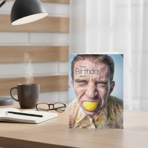 Tarjeta Alegres deseos de cumpleaños - ¡Agarra la diversió