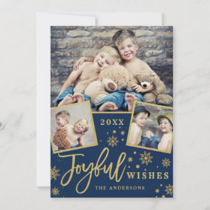 Tarjeta Alegres Navidades desean 3 saludo de feriado fotog