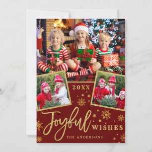 Tarjeta Alegres Navidades desean 3 saludo de feriado fotog