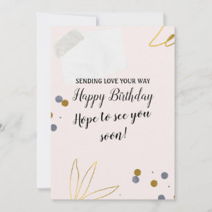Tarjeta Alegres y felices deseos de cumpleaños