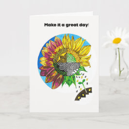 Tarjeta Alegría de Girasol