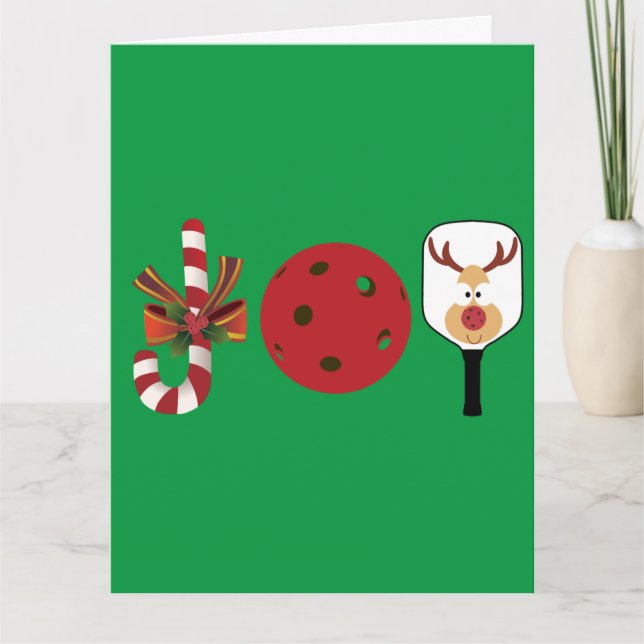 Tarjeta Alegría de los Navidades del baloncesto, caña de c (Anverso)