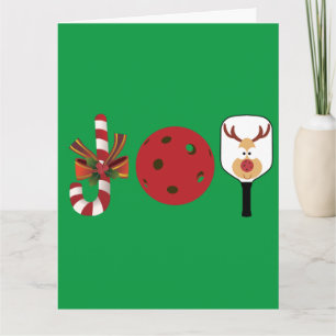Tarjeta Alegría de los Navidades del baloncesto, caña de c