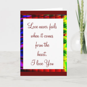 Tarjeta Alegría del amor_