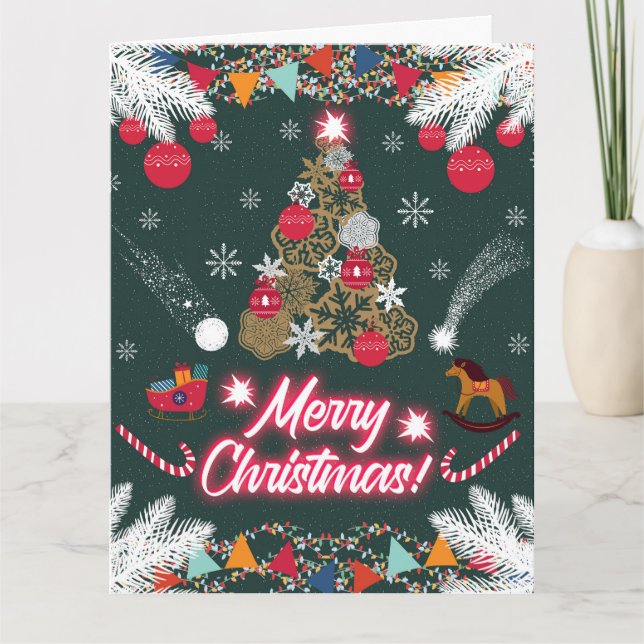 Tarjeta Alegría eterna de los Navidades (Anverso)