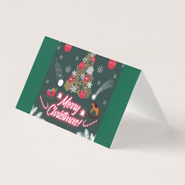 Tarjeta Alegría eterna de los Navidades (Anverso)