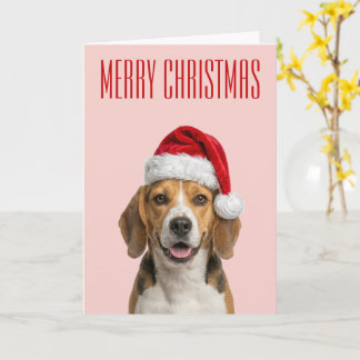 Tarjeta Alegría Navideña de Beagle