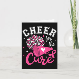 Tarjeta Alegría Por La Cure Cute Cheerader Po De Cinta Ros