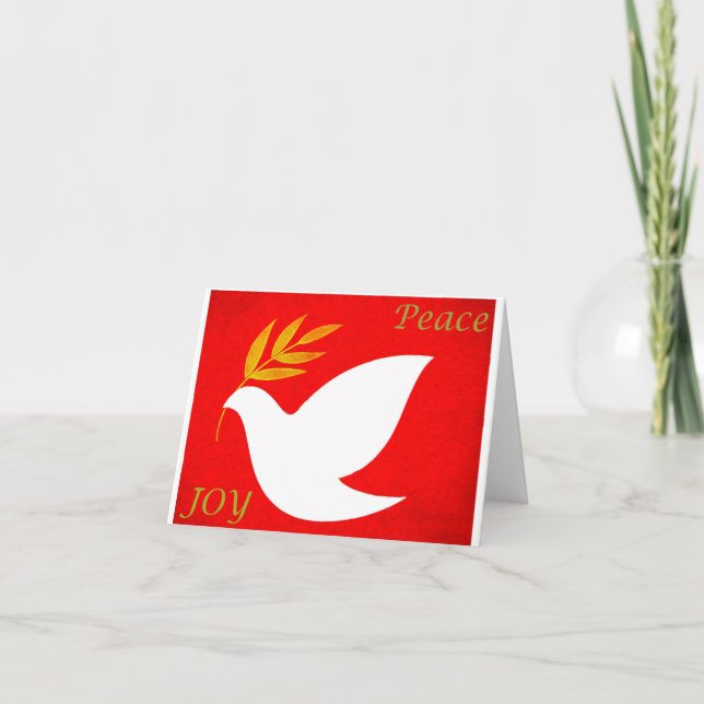 Tarjeta Alegría y paz (Anverso)