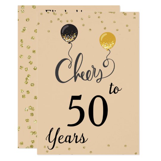 Tarjeta Alegrías a 50 años