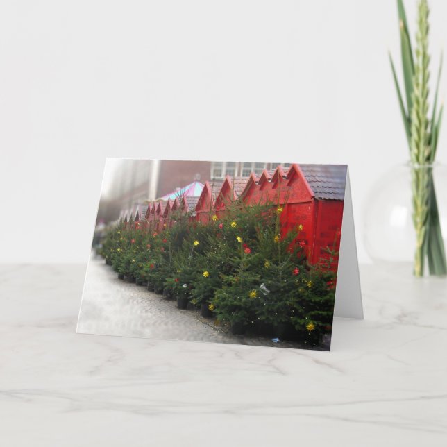 Tarjeta alemana de Christkindlmarket (Anverso)