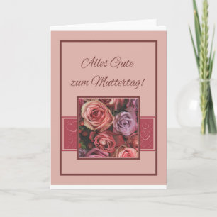 Tarjeta ¡alemania feliz día de la madre!