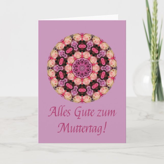 Tarjeta ¡alemania feliz día de la madre! (Anverso)