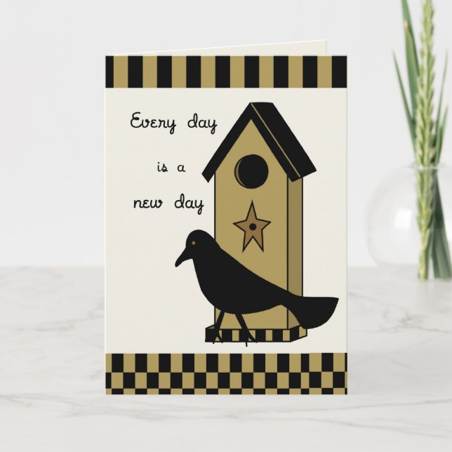 Tarjeta Alentamiento de la Casa del Cuerpo Negro (Anverso)