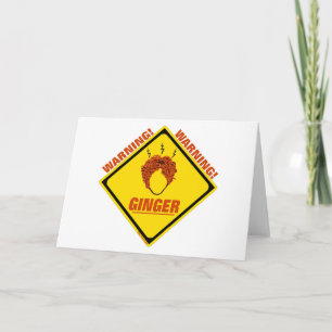 Tarjeta ¡Alerta Ginger!