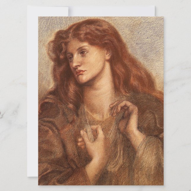 Tarjeta Alexa Wilding (Joven Elegante Con Pelo Rojo) (Anverso)