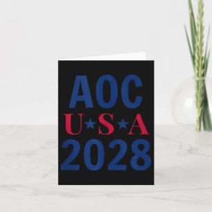 Tarjeta Alexandria Ocasio Cortez Shirt Aoc Para Presidente